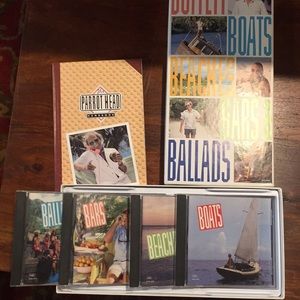 Jimmy Buffett 4 CD Boats, Beaches, Bars & Ballads,